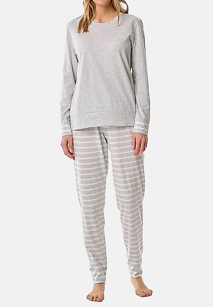 Schiesser Pyjama Casual Essentials (Set, 2 tlg) Schlafanzug - Baumwolle - A günstig online kaufen