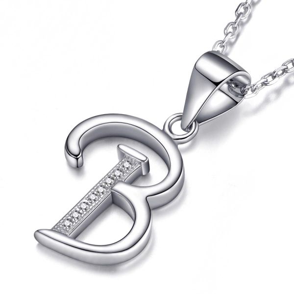 Morella Kette mit Anhänger Buchstabenkette Halskette günstig online kaufen