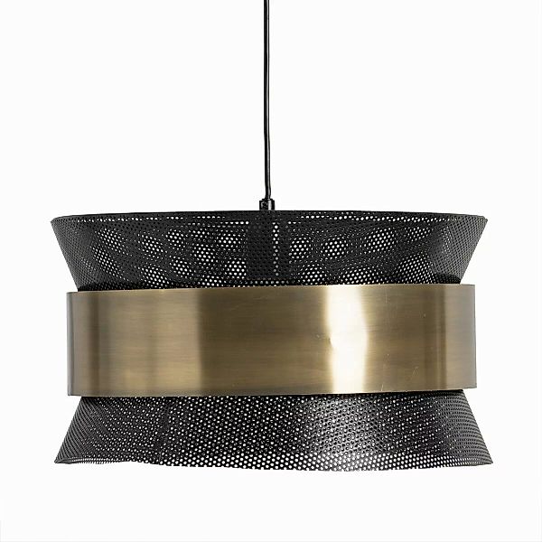 Deckenlampe 43 X 43 X 24 Cm Schwarz Gold Eisen günstig online kaufen