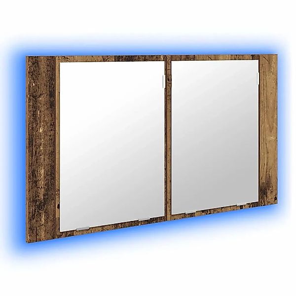 vidaXL Badezimmerspiegelschrank Altholz 80 x 12 x 45 cm Holzwerkstoff 88622 günstig online kaufen
