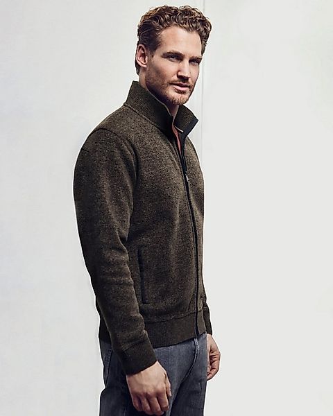 Hajo Sweatjacke Sweatjacke in Chenille-Rippe allover günstig online kaufen