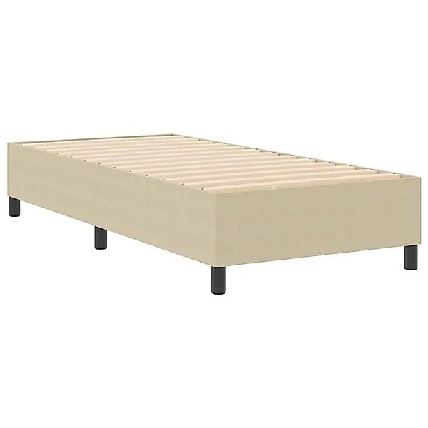 vidaXL Boxspringbett Grau-Grün 100 x 200 cm Cordstoff 3337396 günstig online kaufen