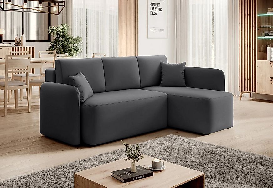 DB-Möbel Ecksofa Hudson mit Schlaffunktion 206X150cm. Ecksofa vom Herstelle günstig online kaufen