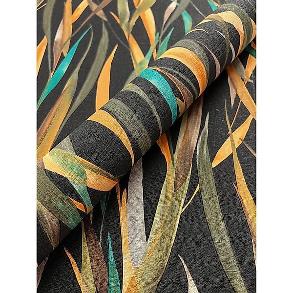 Newroom Vliestapete Phelan Black Pflanzen Modern FSC® günstig online kaufen