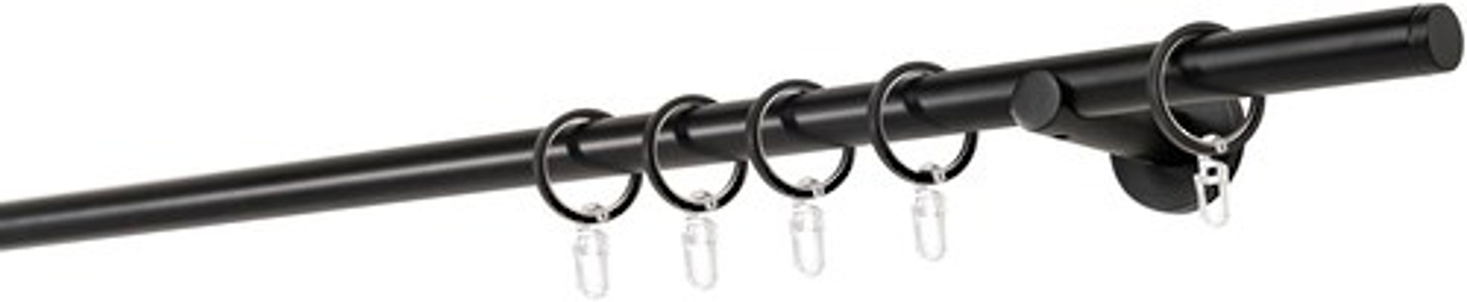 mydeco Gardinenstange "20mm Match Wandträger 6,5 cm" 1 läufig-läufig Fixmaß günstig online kaufen