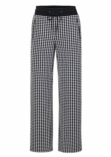 GOLDNER Schlupfhose "Moderne Viskosehose mit Jacquardmuster" günstig online kaufen