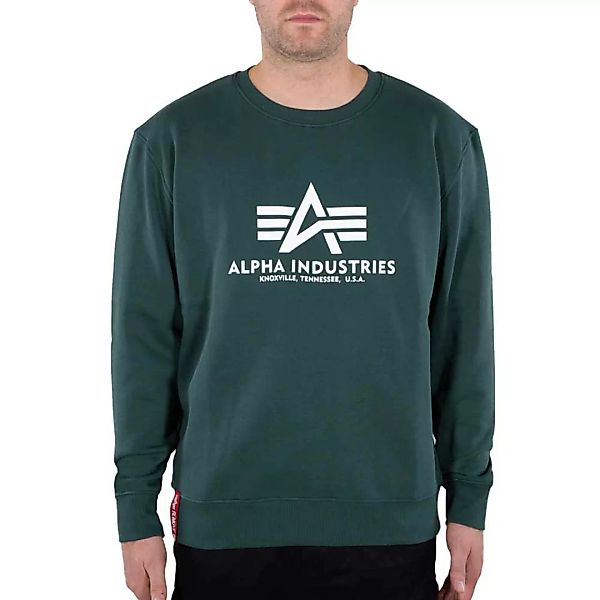 Alpha Industries Basic Sweatshirt 3XL Navy Green günstig online kaufen