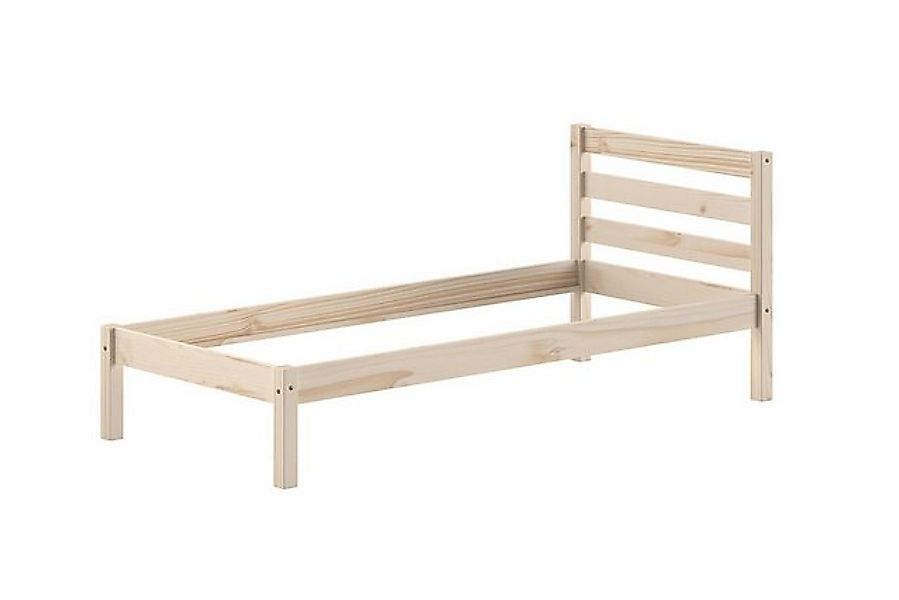 Natur24 Bett Pino Einzelbett 97.5 x 211 x 84.4 cm Kiefer Natur günstig online kaufen