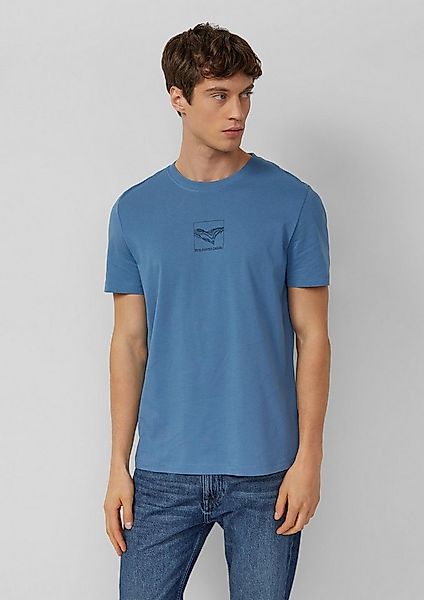 s.Oliver Kurzarmshirt T-Shirt Baumwoll-T-Shirt mit Crew Neck und Front-Prin günstig online kaufen