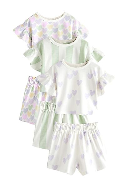 Next Pyjama Kurzer Pyjama 100 % Baumwolle, günstig online kaufen