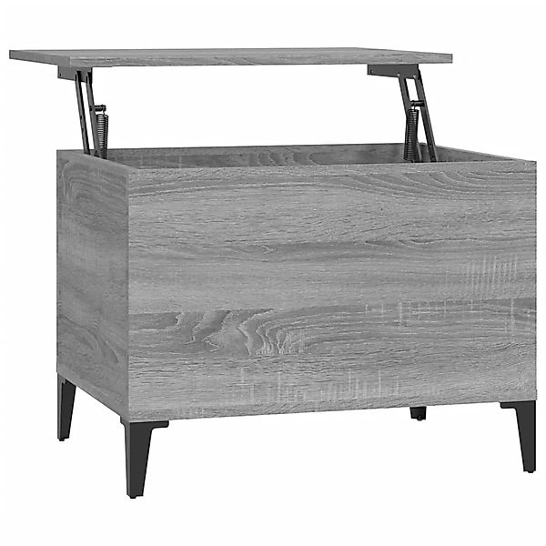 vidaXL Couchtisch Grau Sonoma 60x44,5x45 cm Holzwerkstoff Modell 2 günstig online kaufen