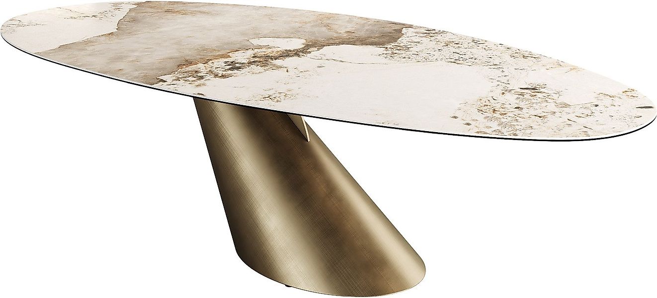 DELIFE Esstisch Edge, Oval Keramik Minas günstig online kaufen