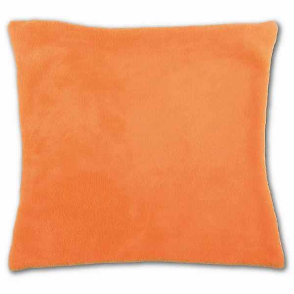 Bestlivings Kissenhülle Kuschel 50 x 50 cm Orange Ohne Füllung günstig online kaufen