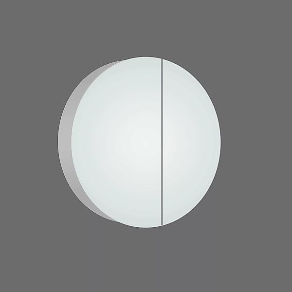 Talos Badezimmerspiegelschrank Ø: 60 cm, aus Aluminium und Echtglas, IP24 günstig online kaufen