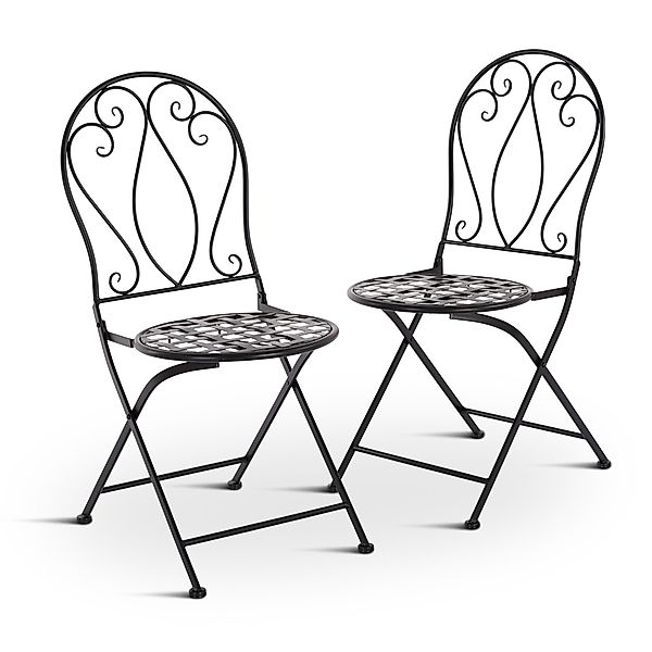 Raburg Gartenstuhl Eisenstuhl 2er-Set im Jugendstil, günstig online kaufen