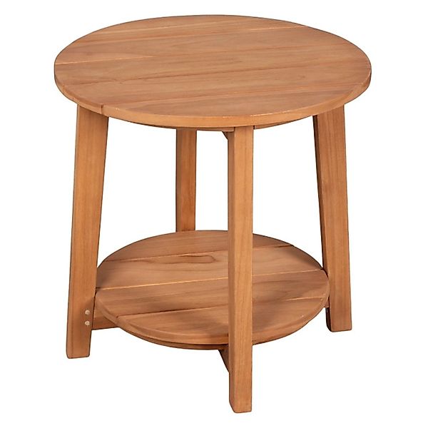 GarWoh Beistelltisch Milton Teak Rund 50 Cm günstig online kaufen