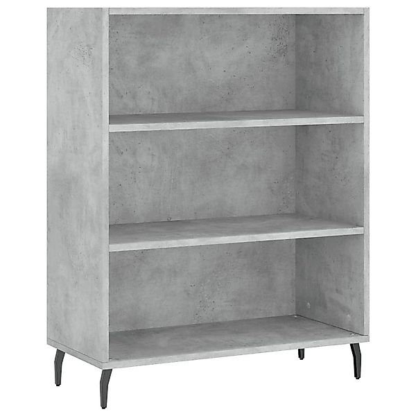 vidaXL Standregal Regalschrank Betongrau 69,5x32,5x90 cm günstig online kaufen