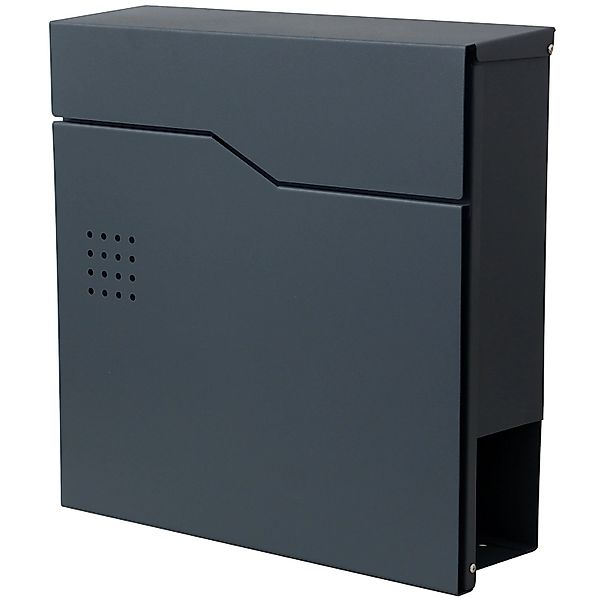 PROREGAL Briefkasten HxBxT 37x37x11cm Wandbriefkasten Postkasten Zeitungsfa günstig online kaufen