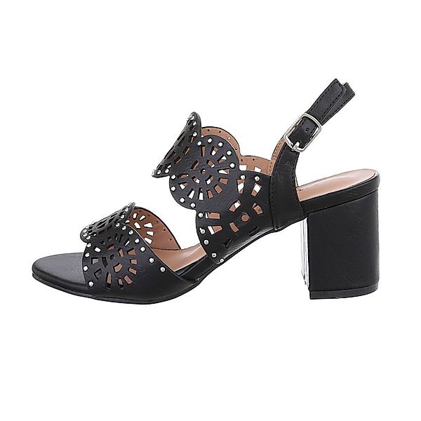 Ital-Design Damen Freizeit Sandalette Blockabsatz Sandalen günstig online kaufen
