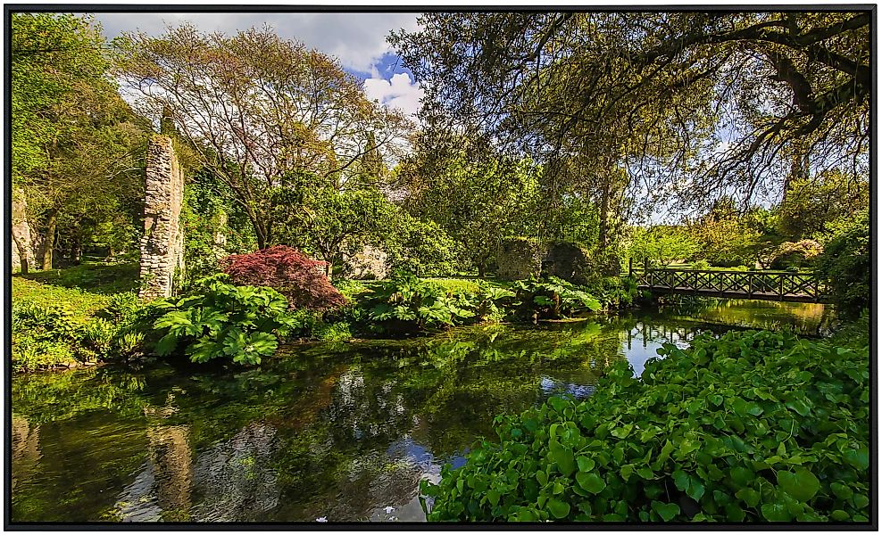 Papermoon Infrarotheizung »Fluss durch Garten«, sehr angenehme Strahlungswä günstig online kaufen