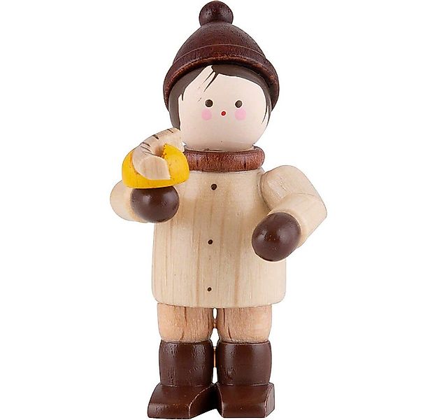 Volkskunstwerkstatt Romy Thiel Dekofigur Thiel-Figur Mini-Figur Junge mit B günstig online kaufen