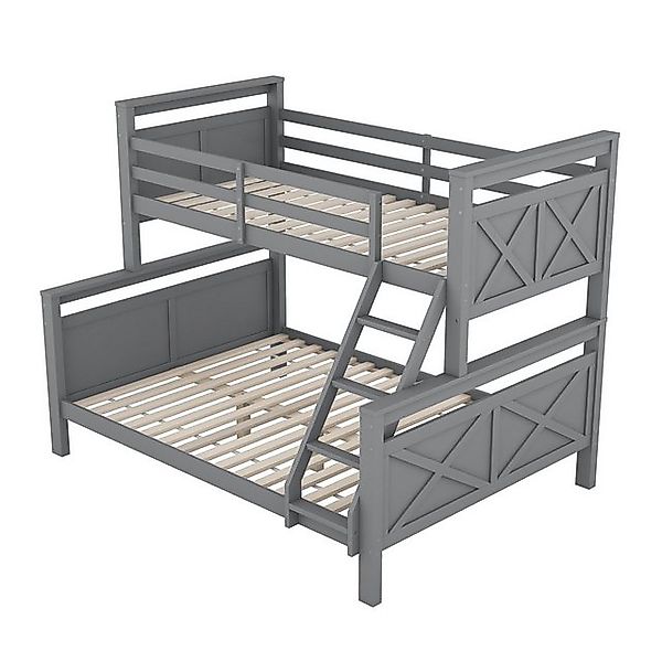 IDEASY Etagenbett 90(140)x200cm, Kinderbett mit Leiter und Sicherheitsgelän günstig online kaufen