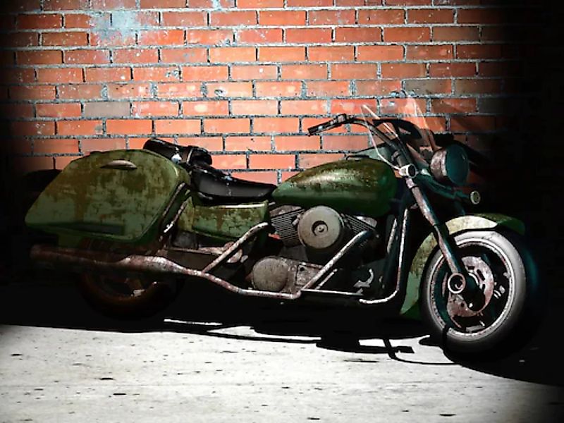 Papermoon Fototapete »Motorrad« günstig online kaufen