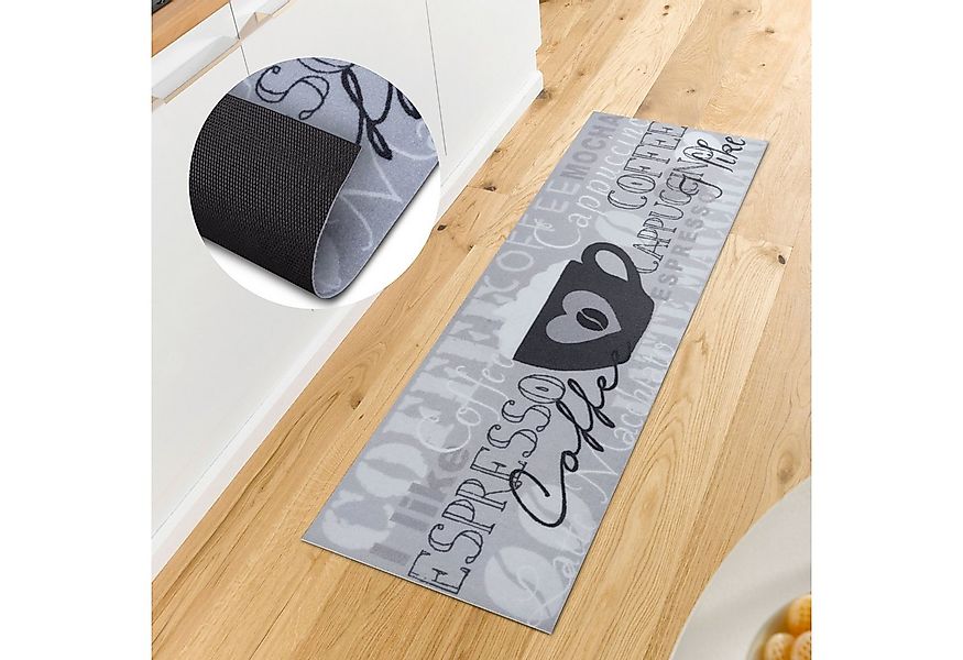 HANSE Home Küchenläufer I Like Espresso, rechteckig, Höhe: 3 mm, Läufer, Ru günstig online kaufen