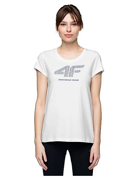 4f Kurzärmeliges T-shirt XL White günstig online kaufen