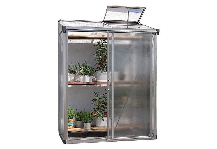 GFP Gewächshaus Adena 12, 10 mm Wandstärke, Seitenhöhe 175 cm, extra großes günstig online kaufen