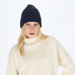 halsüberkopf Accessoires Strickmütze mit Rippe und günstig online kaufen