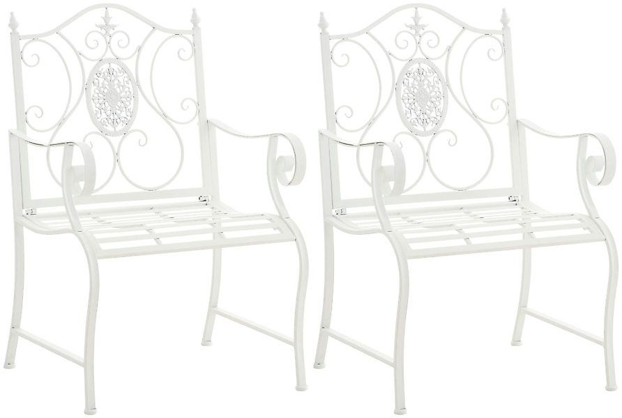 CLP Gartenstuhl Punjab (2er Set), lackiertes günstig online kaufen