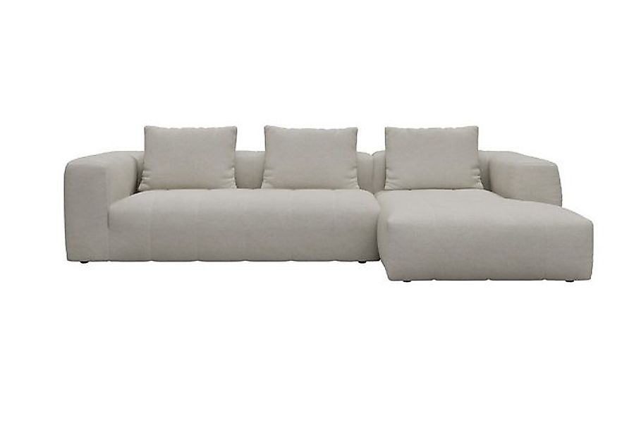 moebelfaktor Ecksofa Hugo 2,5-Sitzer Armlehne links mit Chaiselongue, Modul günstig online kaufen