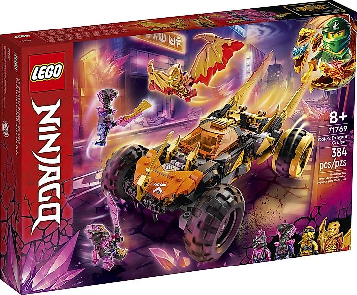 LEGO® LEGO® Ninjago 71769 Coles Drachen-Flitzer Konstruktionsspielsteine, ( günstig online kaufen