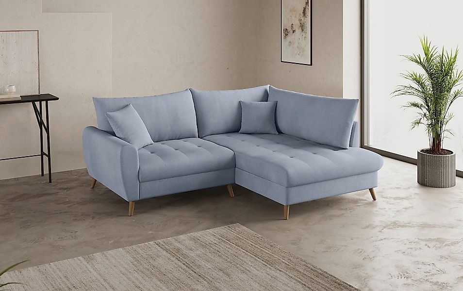 Mr. Couch Ecksofa "Blackburn II, L-Form", Mit Kaltschaumpolsterung bis 140 günstig online kaufen