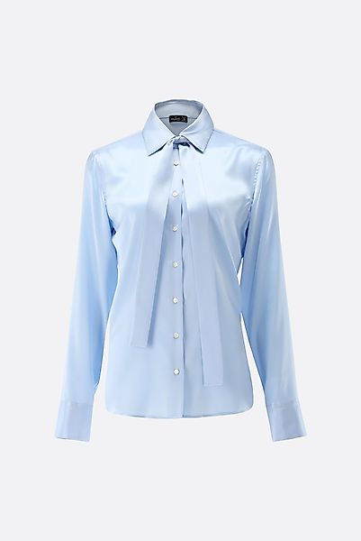 Bluse tailliert aus Seide mit Stretch günstig online kaufen