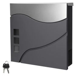 ML-DESIGN Standbriefkasten Briefkasten Postkasten mit Zeitungsfach, günstig online kaufen