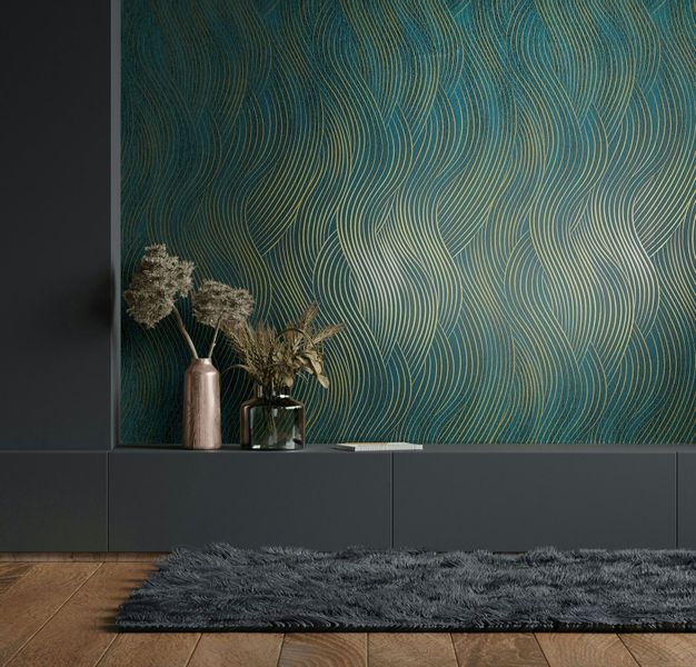 Marburg Vliestapete »Tapete Wavy Stripes« geometrisch geprägt moderne Vlies günstig online kaufen