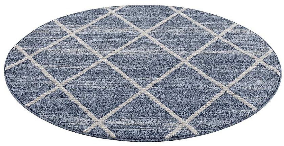 Carpet City Teppich "Art 2646" Kurzflor, Rauten-Optik, ideal für Flur & Die günstig online kaufen