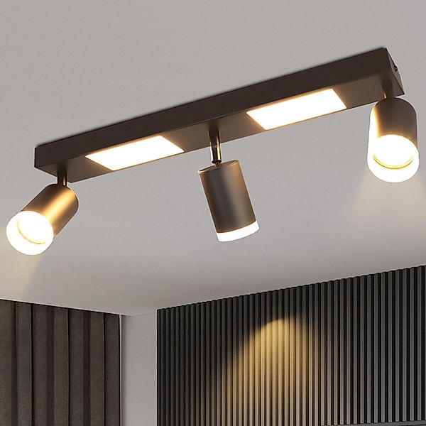 Nettlife Deckenstrahler Schwarz Schlafzimmer LED Deckenleuchte günstig online kaufen
