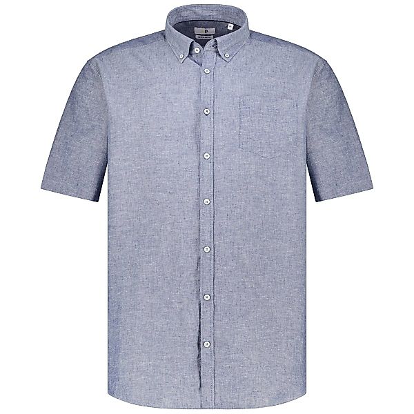 Pfundskerl Freizeithemd mit Leinen Farbe dunkelblau Größe: 7XL günstig online kaufen