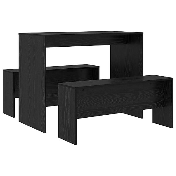 vidaXL Essgruppe Essgruppe 2 pcs Schwarz günstig online kaufen