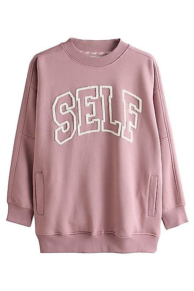 self Sweater Self. Bouclé-Sweatshirt, Kurzgröße (1-tlg) günstig online kaufen