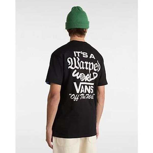 Vans  T-Shirts & Poloshirts VN000M5E WARPED WORLD-BLK1 BLACK günstig online kaufen