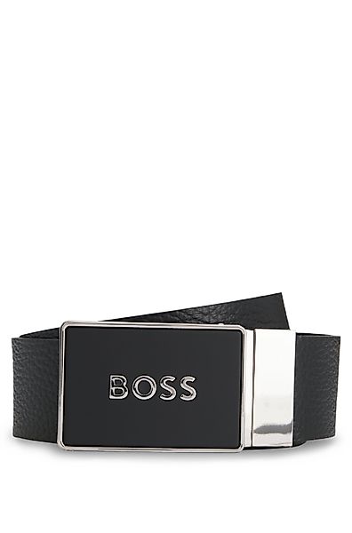 BOSS Ledergürtel BOSS_Icon-M_Sr35_grp mit Markenlabel günstig online kaufen