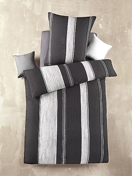 Carpe Sonno Bettwäsche Seersucker 135x200 Mikrofaser günstig online kaufen