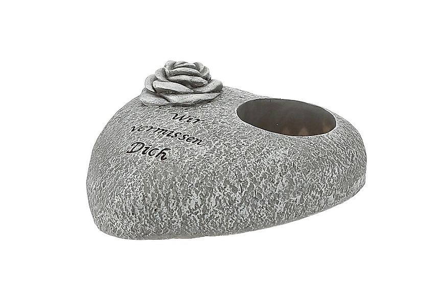 Annastore Gartenfigur Grabschmuck Herz als Grablichthalter Friedhofsdeko Gr günstig online kaufen