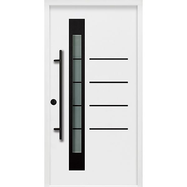 Splendoor Thermospace Sicherheits-Haustür Berlin Prime RC2 Weiß 110x210 cm günstig online kaufen