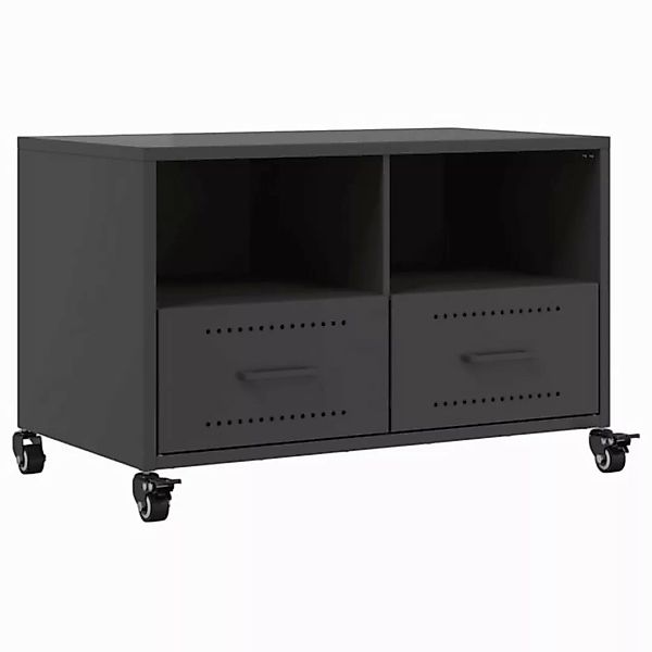 vidaXL TV-Schrank TV-Schrank Schwarz 68x39x43,5 cm Kaltgewalzter Stahl günstig online kaufen