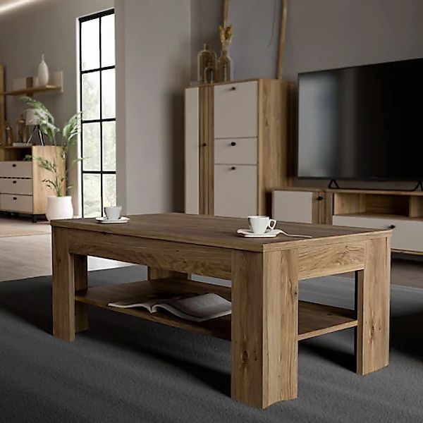 FORTE Couchtisch »Killarney«, Breite 110 cm, Ablage, pflegeleicht, einfache günstig online kaufen